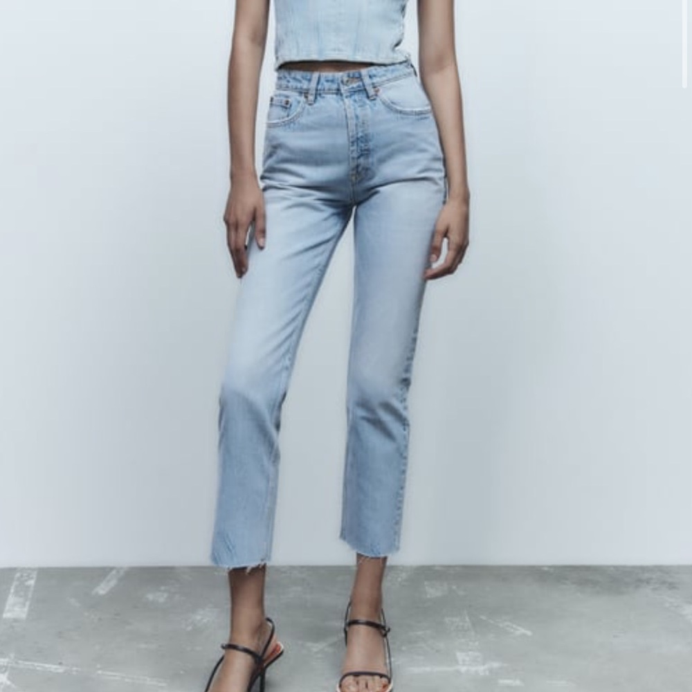 NWT Zara TRF Straight Jean
